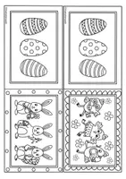 Vorschau - Mal- und Bastelvorlagen - Osterkarten zum Ausmalen, Basteln und Verschenken - Seite 3