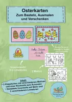 Vorschau - Mal- und Bastelvorlagen - Osterkarten zum Ausmalen, Basteln und Verschenken - Deckblatt