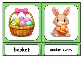 Vorschau - Arbeitsblätter - Happy Easter - Englisch Material - Seite 1