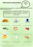 Vorschau - Arbeitsblätter - Einkaufen & Lebensmittel-Wortschatz (A-C) - Seite 3