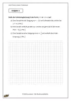Vorschau - Unterrichtsreihen - Übungstest: Lineare Funktionen - Mit Bewertungsbogen - Seite 2