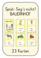 Vorschau - Spiele - Spiel Sag's nicht Bauernhof - Deckblatt