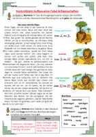 Vorschau - Arbeitsblätter - Aufbau Fabel & Eigenschaften Löwe und Maus (inkl. Präsi, Tafelbilder, Lösungen) - Seite 2
