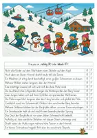 Vorschau - Arbeitsblätter - "Auf der Skipiste" (differenziert) - Seite 3
