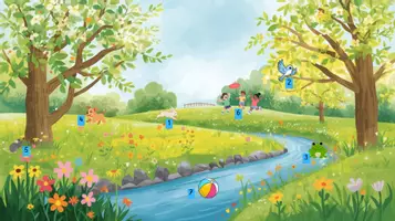 Vorschau - Arbeitsblätter - Lesespurgeschichte Frühling: Klasse 1 (zweifach differenziert) - Seite 1