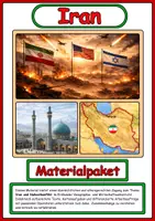 Vorschau - Unterrichtsreihen - Iran und Nahostkonflikte einfach erklärt + Arbeitsblätter - Deckblatt