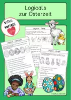 Vorschau - Arbeitsblätter - Logicals zur Osterzeit - Deckblatt