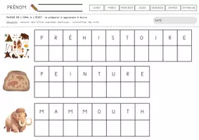 Aperçu - Fiches - Fiches sur la Préhistoire et Cromignon - Page 3