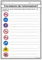 Vorschau - Arbeitsblätter - Modalverben Verkehrszeichen/DaZ & DaF/ A1-A2 - Seite 2
