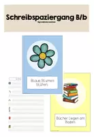 Vorschau - Arbeitsblätter - Schreibspaziergang B/b Klasse 1 - Deckblatt