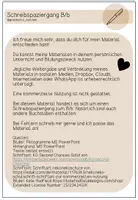 Vorschau - Arbeitsblätter - Schreibspaziergang B/b Klasse 1 - Seite 1