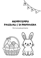 anteprima - Esercizi - Riempitempo pasquali e di primavera - Pagina di copertina