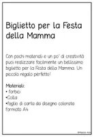 anteprima - Materiale per pittura e bricolage - Biglietto pop-up per la Festa della Mamma - Pagina 2