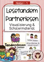 Vorschau - Unterrichtsreihen - Lesetandem – Lautlesetraining für mehr Leseflüssigkeit - Deckblatt