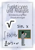 Vorschau - Stundenentwürfe - XXl Materialpaket Funktionen und Analysis Mathematik Abitur komplette Unterrichtsreihe - Deckblatt