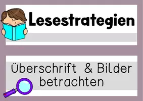 Vorschau - Unterrichtsreihen - Lesetstrategien – Tafelmaterial & Übersicht für besseres Textverständnis - Seite 3