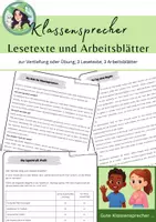 Vorschau - Arbeitsblätter - Materialpaket Klassensprecherwahl - Seite 1