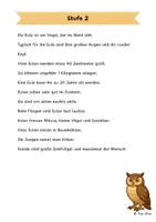 Vorschau - Arbeitsblätter - Die Eule - Differenzierte Sach- und Lesetexte - Seite 2