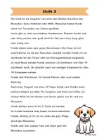 Vorschau - Arbeitsblätter - Der Hund - Differenzierte Sach- und Lesetexte - Seite 3
