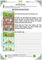 Vorschau - Stundenentwürfe - Fabel beenden: Fuchs und Storch (UPP-Stunde, inkl. schriftl. Planung) - Seite 2