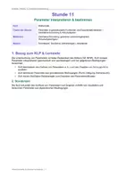 Vorschau - Stundenentwürfe - Funktionen und Analysis - Parameter interpretieren & bestimmen - Seite 1