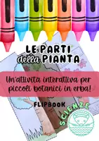 anteprima - Materiale di supporto/inclusione - Le parti della pianta. Il lapbook per botanici in erba - Pagina di copertina