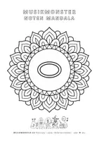 Vorschau - Unterrichtsreihen - MANDALA NOTEN - MUSIKMONSTER - AUSMALBILD GRUNDSCHULE - Seite 3