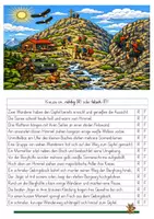 Vorschau - Arbeitsblätter - Lesen/Entscheidungsfragen (differenziert) "Auf dem Berg" - Seite 3