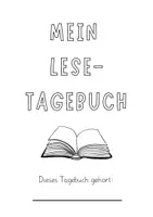 Vorschau - Arbeitsblätter - Mein Lesetagebuch - Lesen, Leseförderung - Seite 1