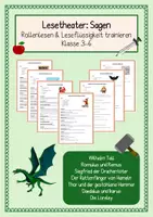 Vorschau - Arbeitsblätter - Sagen als Lesetheater – Vorlesetheater, Leseband - Deckblatt