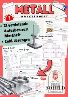 Vorschau - Unterrichtsreihen - Metall - Arbeitsheft - Werkstoff Metall - Fertigungsverfahren - Deckblatt