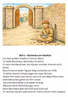 Vorschau - Bildkarten - Religion: Der blinde Bartimäus Bildkarten Vorlesetext Religion 1-4 - Seite 3