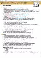 Vorschau - Arbeitsblätter - GRAMMARWORKSHOP - inversion (elevated writing) - Seite 3