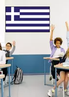 Προεπισκόπηση - Υποδείγματα ζωγραφικής και χειροτεχνίας - Ελληνική Σημαία κολλάζ 9 σελίδων για Επετειακή Διακόσμηση τάξης/σχολείου - Εξώφυλλο
