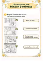 Vorschau - Arbeitsblätter - Arbeitsblätter- Der blinde Bartimäus Jesus 1-4 Klasse - Seite 3