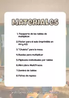 Vista previa - Hojas de trabajo - Pack- Tablas de multiplicar - página 2