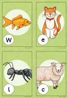 Vorschau - Arbeitsblätter - Differenzierter Lesespaziergang: Tiere (bewegtes Lernen) - Seite 2