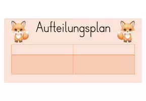 Vorschau - Anderer Materialtyp - Aufteilungsplan Fuchs / Vertretung / Classroom Management - Seite 3