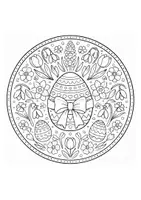 Vorschau - Mal- und Bastelvorlagen - Ausmalbilder Ostermotive - 14 Mandalas für die Grundschule (14 Motive) - Seite 2