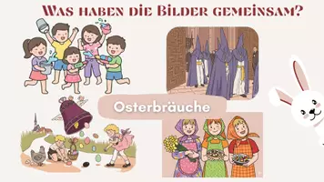 Vorschau - Arbeitsblätter - Osterbräuche weltweit – Texte, Steckbrief, Reflexion und Präsentation (Interkulturelles Lernen) - Deckblatt
