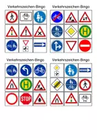 Vorschau - Spiele - Verkehrszeichen Verkehrsschilder BINGO Spiel - Seite 3