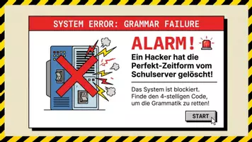 Vorschau - Spiele - Perfekt Escape Room Deutsch A1–A2 | regelmäßige Verben DaF/DaZ Spiel - Seite 2
