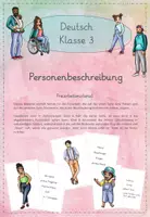 Vorschau - Arbeitsblätter - Personenbeschreibung (Materialpaket) - Seite 1