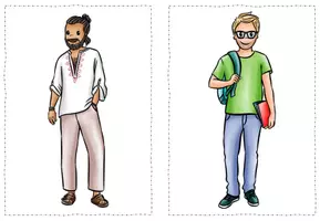Vorschau - Fördermaterial/Inklusion - Personenbeschreibung: Beschreibe mich! (Freiarbeitskartei) - Seite 3