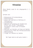 Vorschau - Stundenentwürfe - Unterrichtsreihe Gedichte Herbst - Seite 2