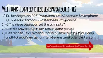 Vorschau - Arbeitsblätter - interaktive Lesespurgeschichte Englisch "national park" - Seite 2