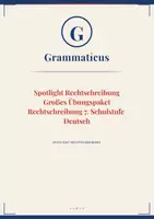 Vorschau - Unterrichtsreihen - Spotlight Rechtschreibübungen – 7. Schulstufe 50 systematische Übungen mit Strategien, Textarbeit & Lösungen - Deckblatt