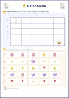 Aperçu - Feuilles d'exercices - Rätselspaßzu Ostern: Pfeil-Logik&visuelle Wahrnehmung - Page de couverture