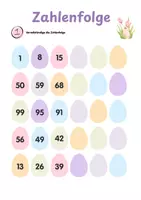 Vorschau - Arbeitsblätter - Oster-Zahlenfolgen–Mathe für die 2. Klasse (3-fach differenziert auch für die 1. Klasse geeignet) - Seite 3