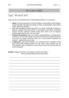 Vorschau - Arbeitsblätter - Gibt es Leben im Weltall? (NW 7) - Deckblatt